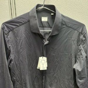 Xacus Men's Button Down Shirt Soft Jersey Made in Italy NWT